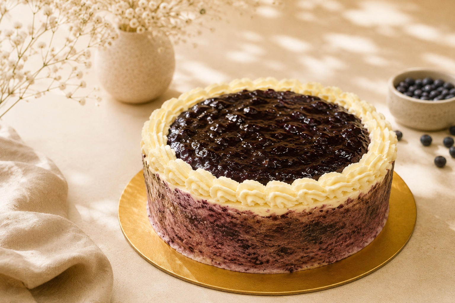 Lana Inspired Lemon Blueberry Cake